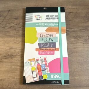 Happy Planner Accessory Book ~ Stickers, Sticky Notes, Notepad